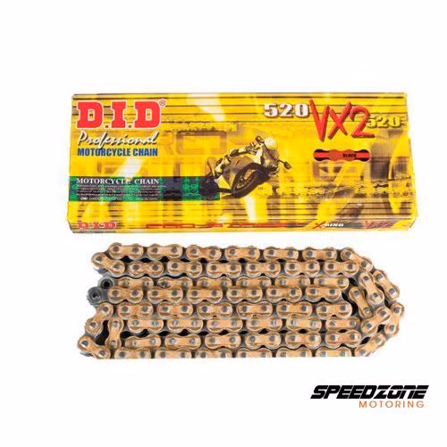 D.I.D Gold X-ring Chain 520VX2. 120ZB