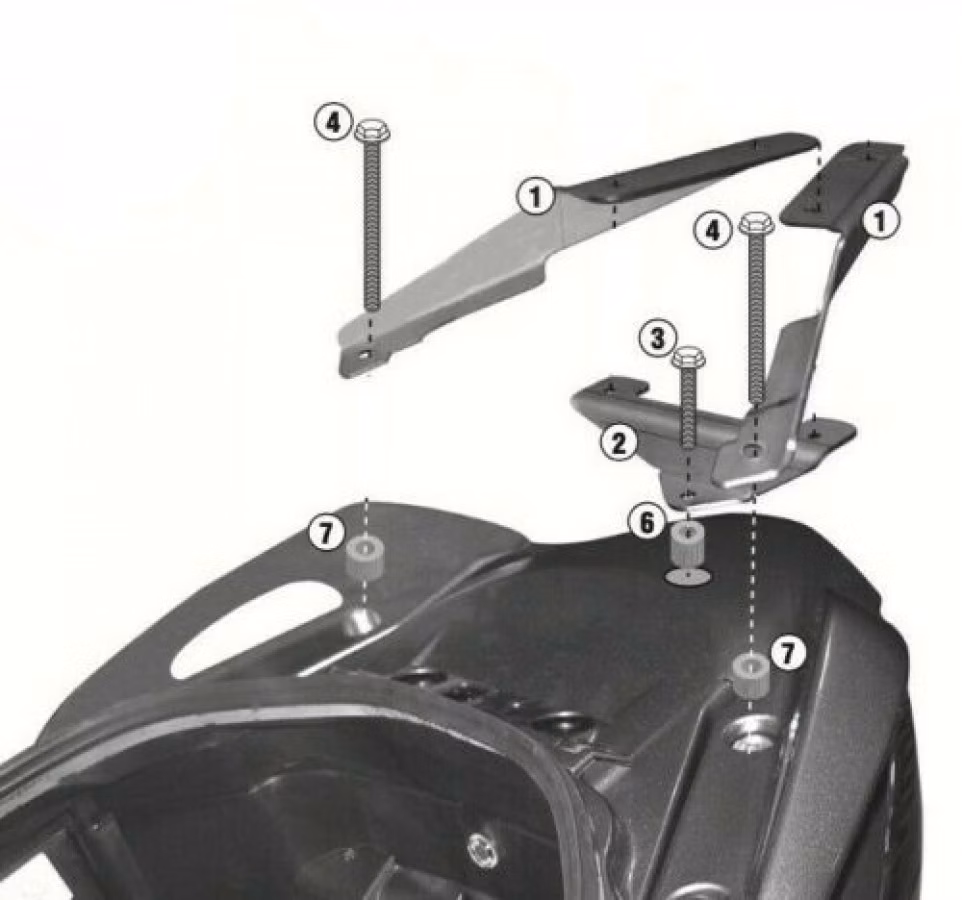 Kappa Box Rack Suzuki Burgman 200