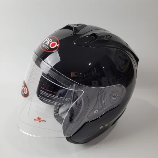 Pro 66 Open Face Helmet - Black