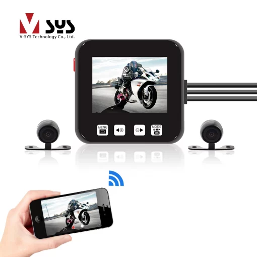 V SYS Tech M6 Dual Lens Motorcycle Camera