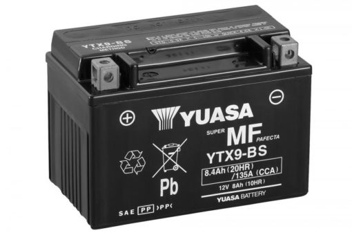 Yuasa YTX9-BS Lead Acid Battery