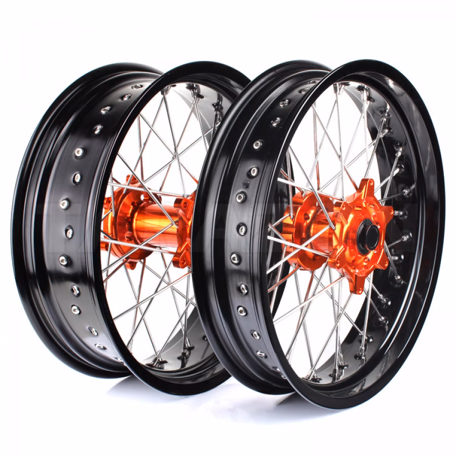 KTM Supermoto Complete Wheel Set