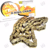 W-Standard Gold X-Ring Chain W/Rivet 525HVX 120L