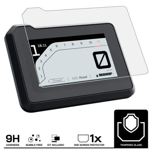 KTM Adventure, Duke & SMT Models, Husqvarna Norden 901 Tempered Glass Dashboard Screen Protector.