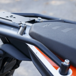 BUMOT Rear Rack Solution for KTM 390 Adventure (2022-): Galvanized and Powder Coated