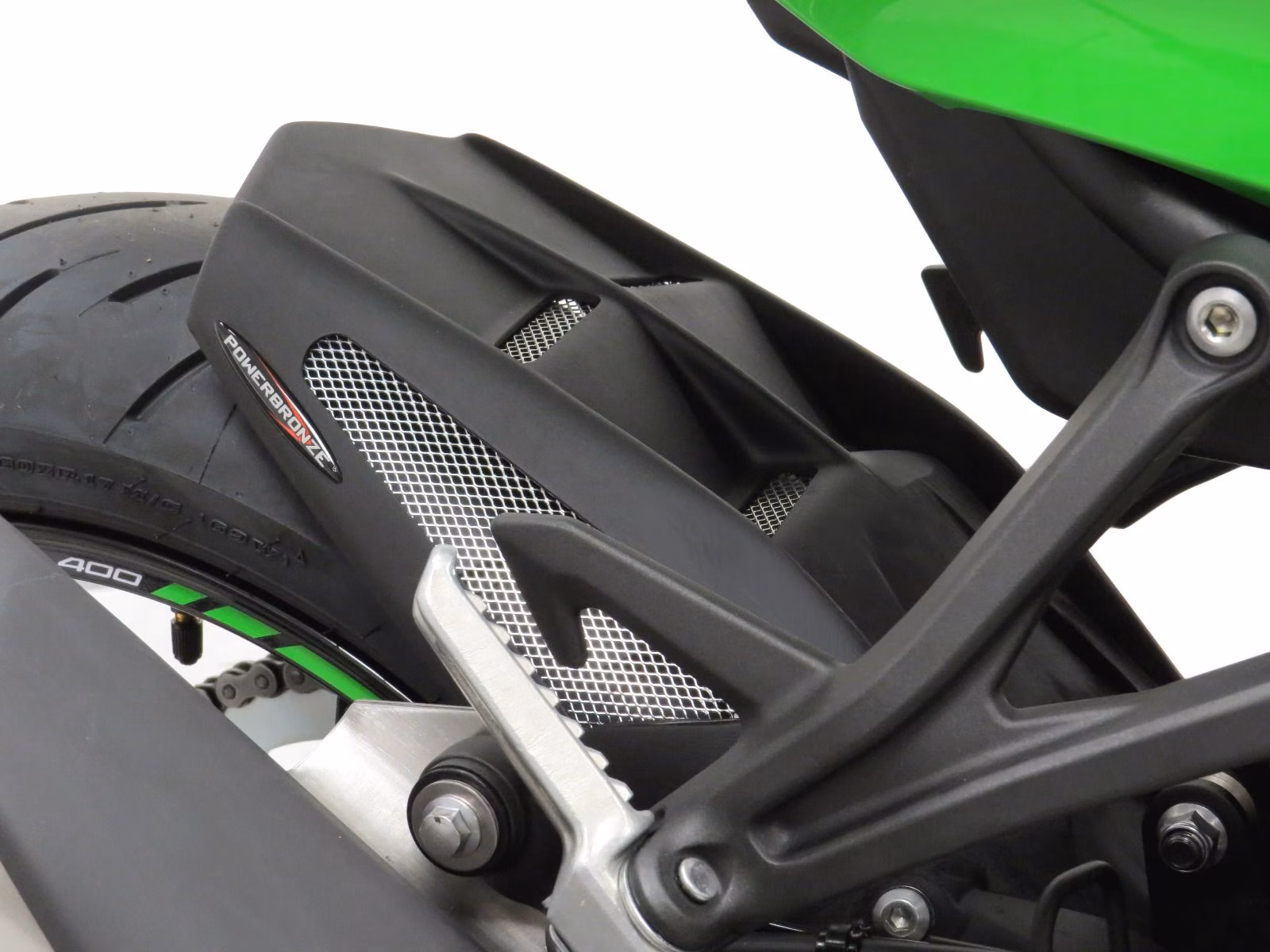 Enhance Your Kawasaki ZX-4RR, 4R, or 25R with Powerbronze's High-Impact Huggers