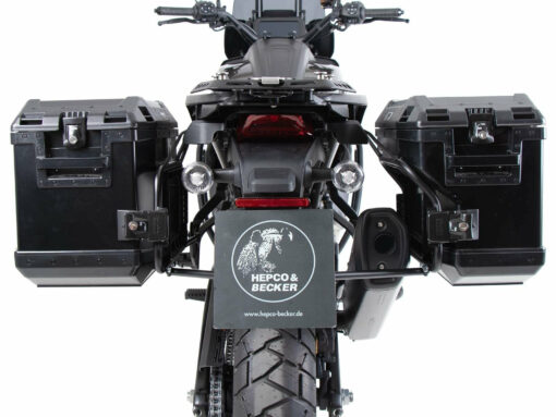 HARLEY-DAVIDSON 1250 Pan America (2021-) SideCarrier Cutout incl. XPLORER Black Sideboxes.