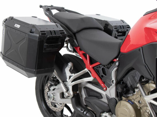 DUCATI Multistrada V4, S, S Sport (2021-) XPLORER SideCarrier Cutout and Black Sideboxes