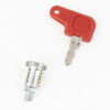 JOURNEY Universal HEPCO & BECKER Lock Cylinder with Red Lock & ORBIT Topcase.