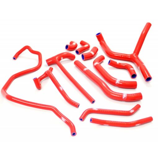 DUCATI Diavel 1200, 12-pc Sport Silicone Radiator Coolant Hose Kit.