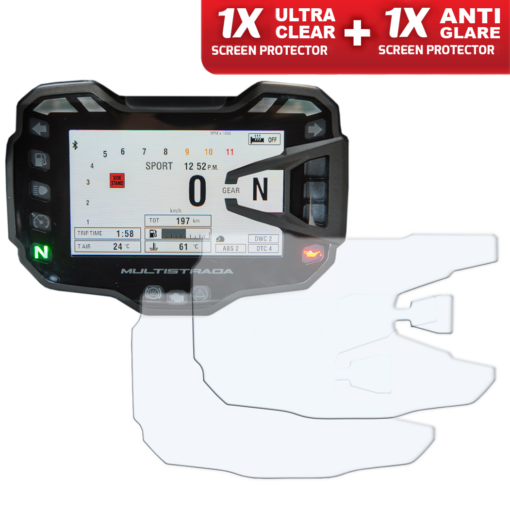 Ducati Multistrada 950/1200/1260 & V2(S) Dashboard Screen Protector