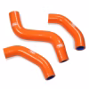 For KTM 450 SX-F / SMR / XC-F, Husqvarna FC / FS / FX 450 & GasGas MC / EX 450 F, SAMCO Sport OEM Replacement Silicon Radiator Coolant Hose Kit (3-pc)