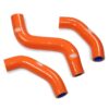 For KTM 450 SX-F / SMR / XC-F, Husqvarna FC / FS / FX 450 & GasGas MC / EX 450 F, SAMCO Sport OEM Replacement Silicon Radiator Coolant Hose Kit (3-pc)