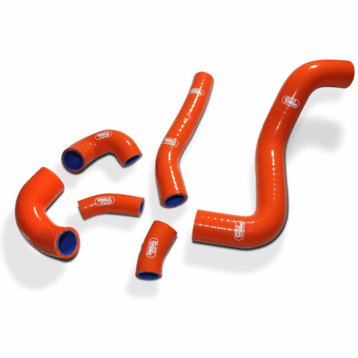 KTM 250 EXC-F, Husqvarna FE 250 & GasGas EC 250 F (4T) SAMCO Sport OEM Replacement Silicon Radiator Coolant Hose Kit (6-pc)