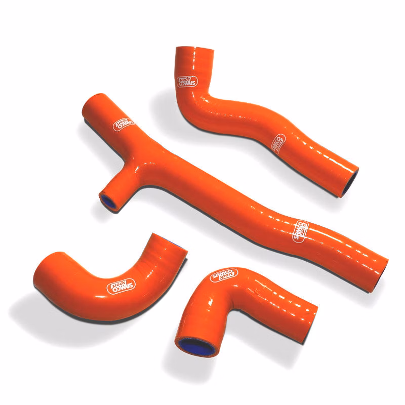 KTM 150 EXC TPI / XC-W TPI, Husqvarna TE 150 i TPI SAMCO Sport OEM Replacement Silicon Radiator Coolant Hose Kit (4-pc)