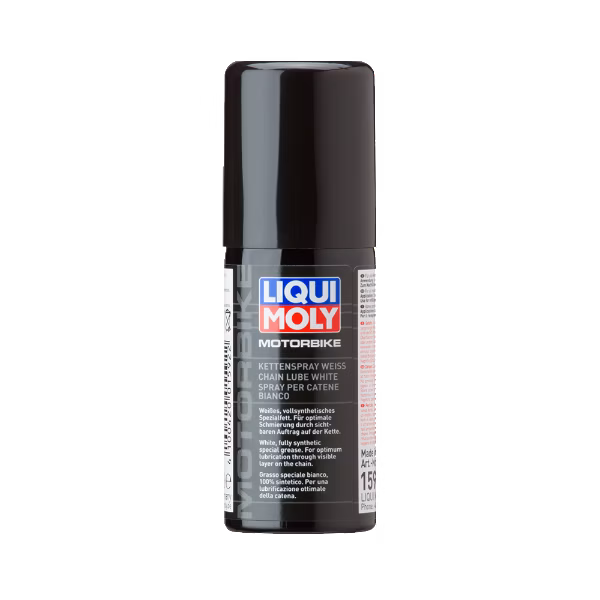 White Motorbike Chain Lube