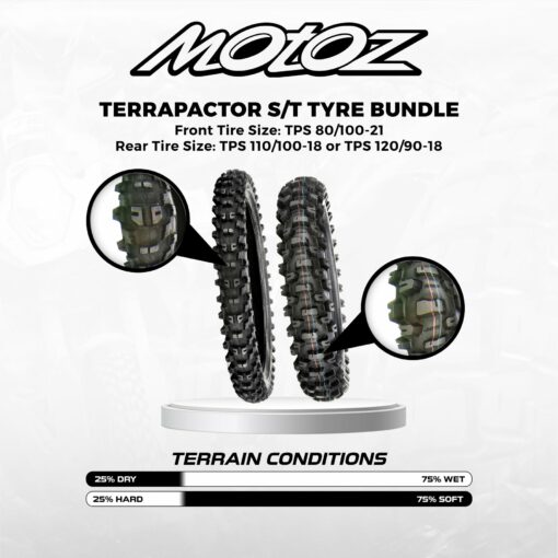 MOTOZ, Terrapactor S/T, Tyre Bundle for Enduro Bikes