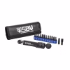 Torque Ratchet Set, 15 pcs. 1/4" Bits