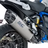 BMW R 1250 GS, Adventure Titanium Slip-On Exhaust.