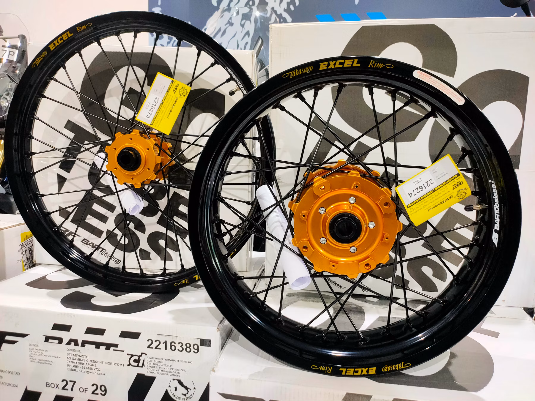 HONDA CRF 1000/1100 Africa Twin & Adv Sport, BARTubeless Wheelset
