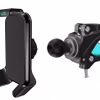 Motorcycle Phone Holder With Gripper Mount, Grip & Go