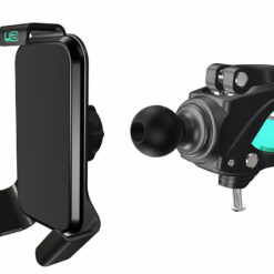 Motorcycle Phone Holder With Gripper Mount, Grip & Go