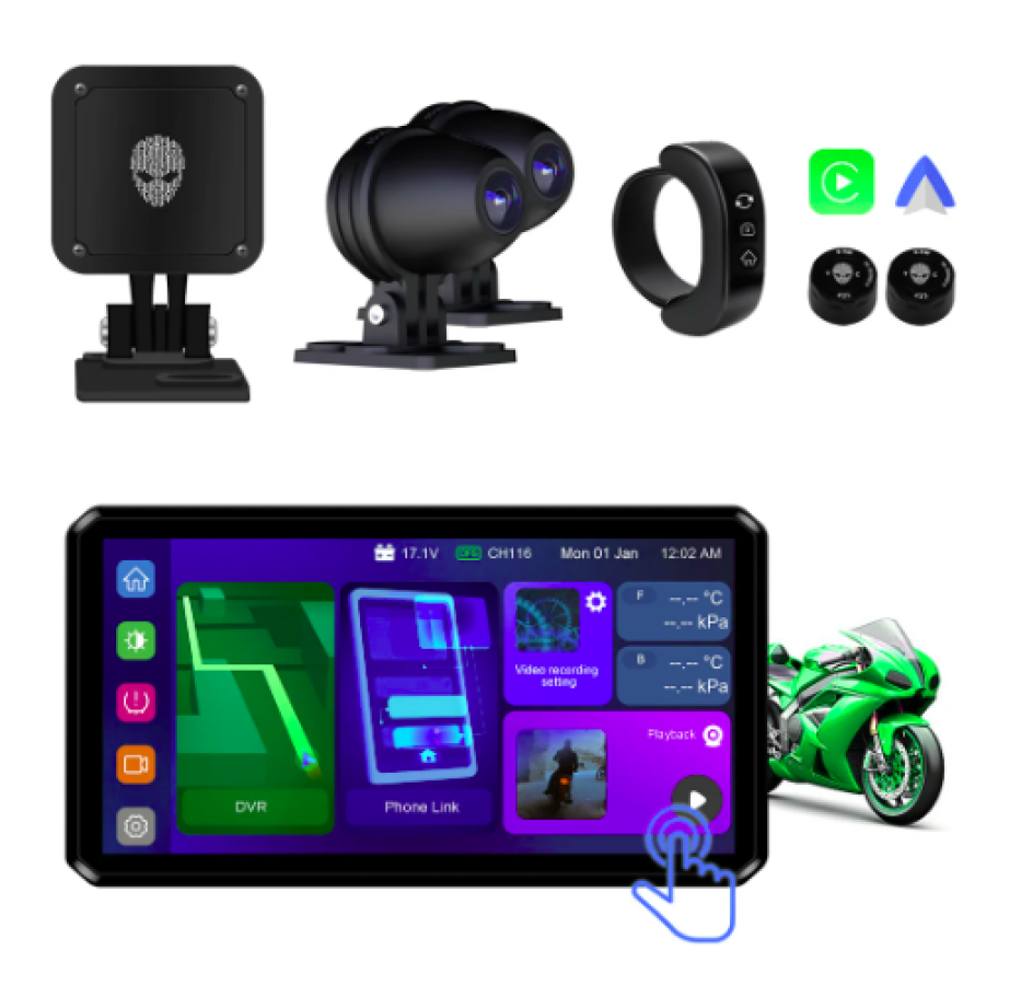 Alien Rider Breakout Motorcycle Smart Dashcam
