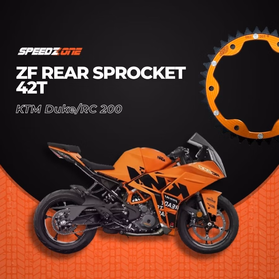 ZF Sprockets Rear Sprocket 42T KTM Duke/RC 200