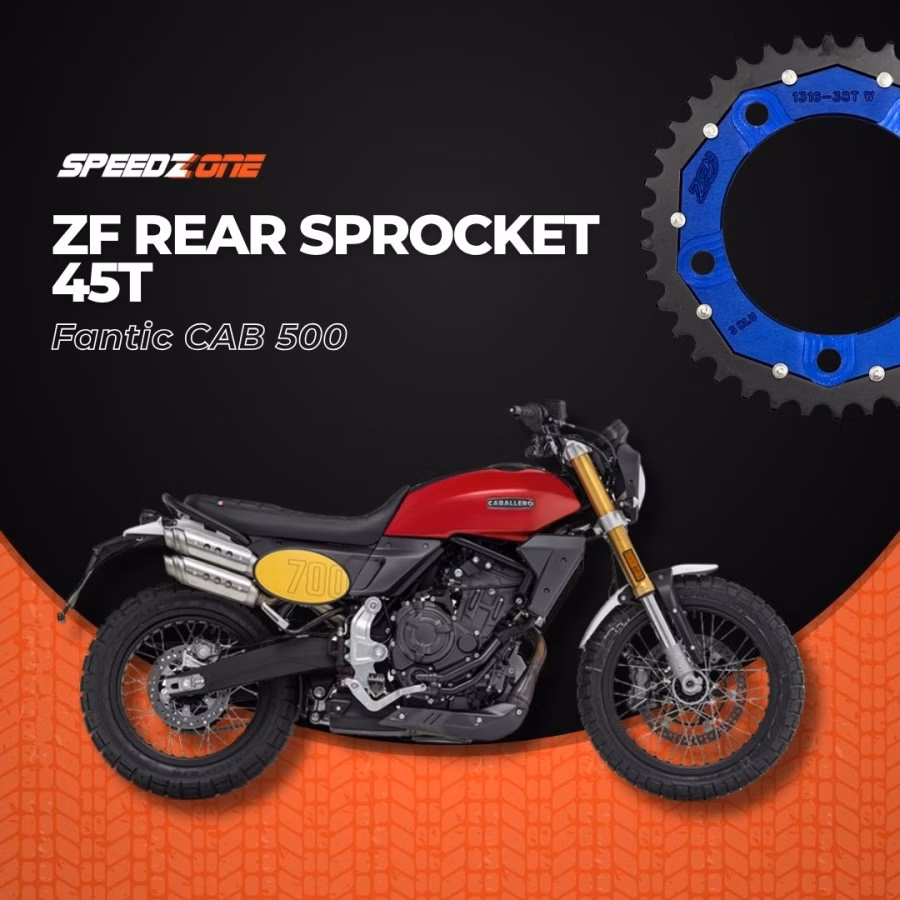 ZF Sprockets Rear Sprocket 45T - Fantic CAB 700