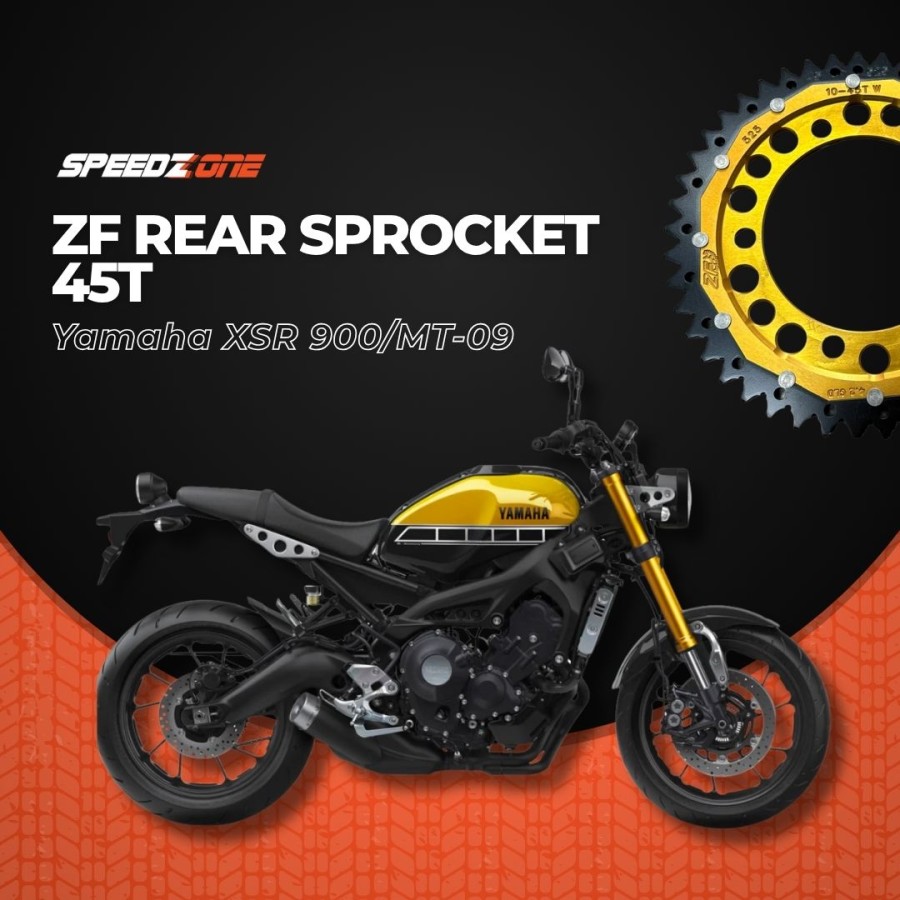 ZF Sprockets Rear Sprocket 45T Yamaha XSR 900/MT-09