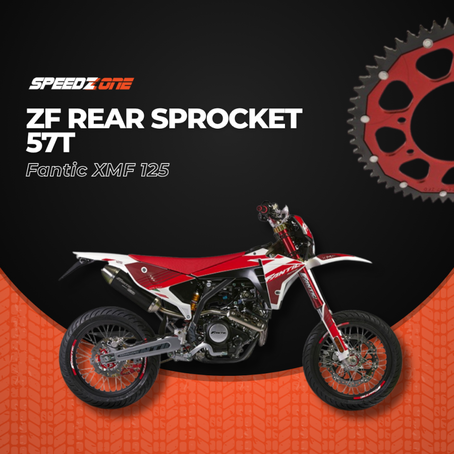 ZF Sprockets Rear Sprocket 57T - Fantic XMF 125