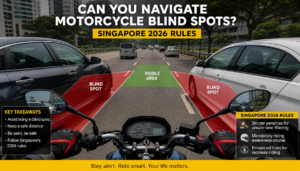 Can You Navigate Motorcycle Blind Spots? Singapore 2026 Rules