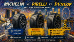 Michelin vs Pirelli vs Dunlop Tyres: Best for Singapore Roads