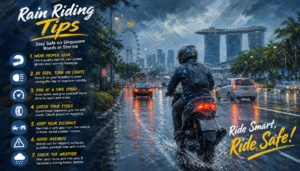 Rain Riding Tips: Stay Safe on Singapore Roads in Storms