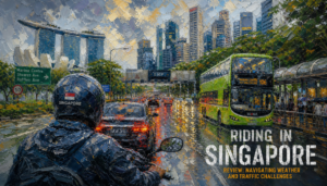 Riding in Singapore Review: Navigating Weather and Traffic Challenges